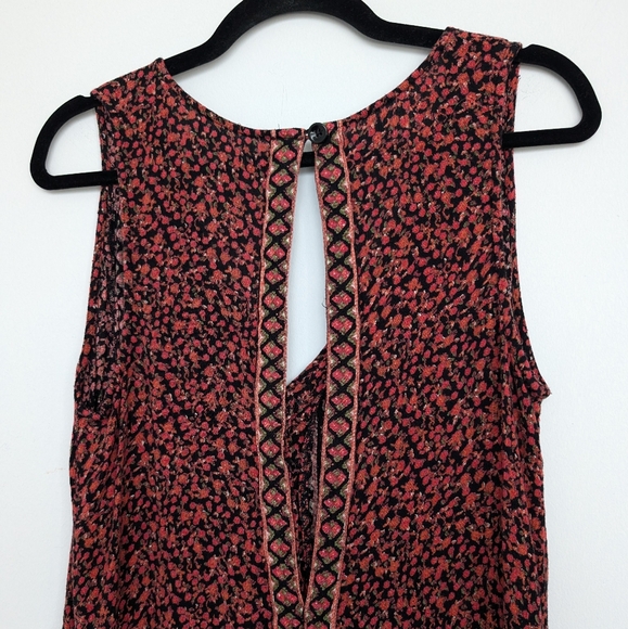 Free People Bohemian Country Sleveless Culotte Jumpsuit Sz M - Picture 9 of 15